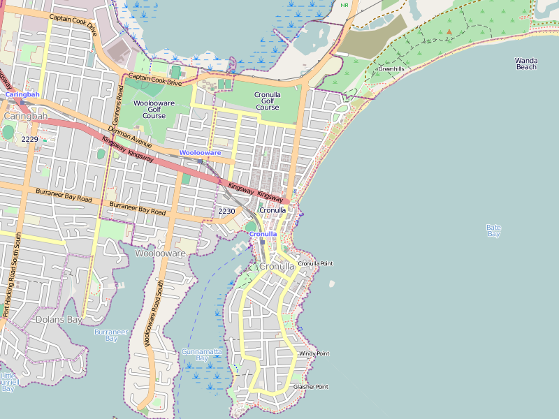 Map from OpenStreetMap.