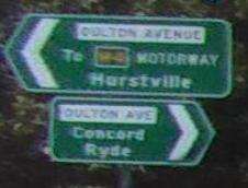 Destination sign